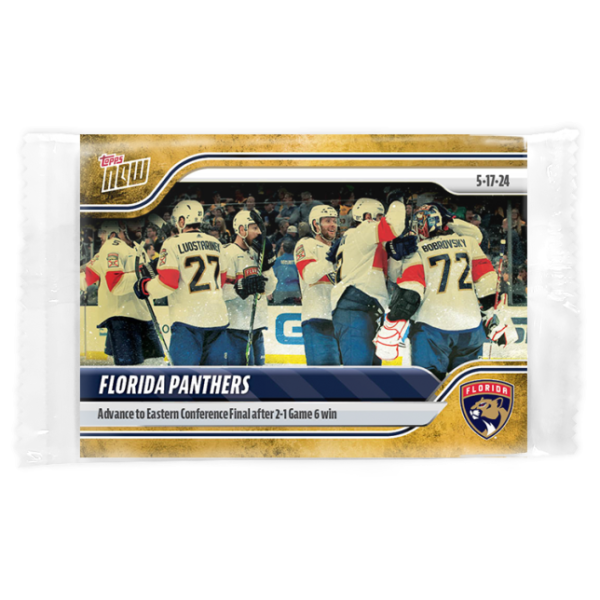 2023-24 TOPPS NOW /1 Gold Ice Parallel  #202- Florida Panthers (1 of 1)