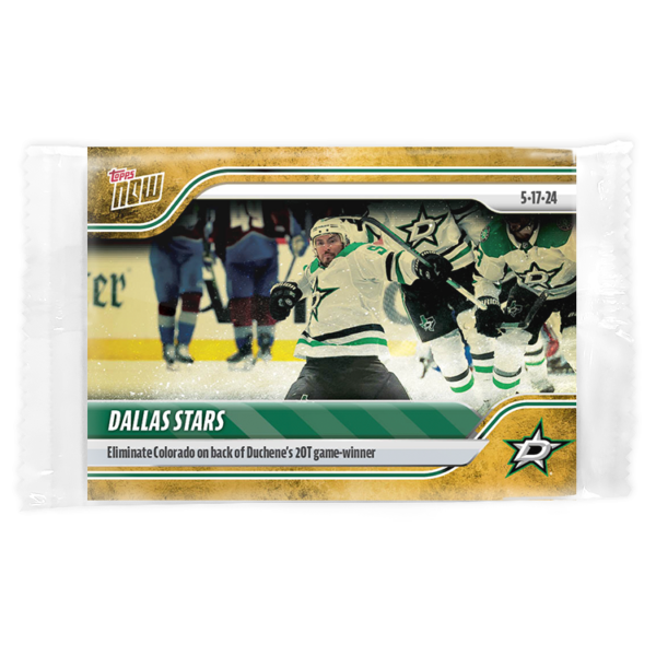 2023-24 TOPPS NOW /1 Gold Ice Parallel  #203- Dallas Stars 2 (1 of 1)