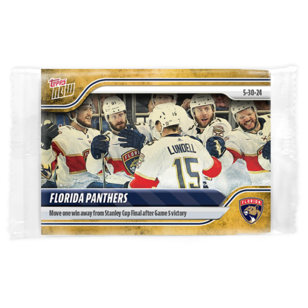 2023-24 TOPPS NOW /1 Gold Ice Parallel  #211- Florida Panthers 2 (1 of 1)