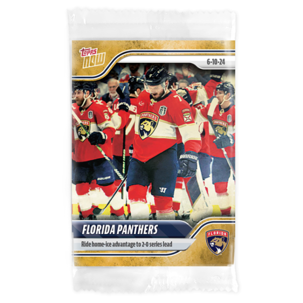 2023-24 TOPPS NOW /1 Gold Ice Parallel  #220- Florida Panthers 6 (1 of 1)