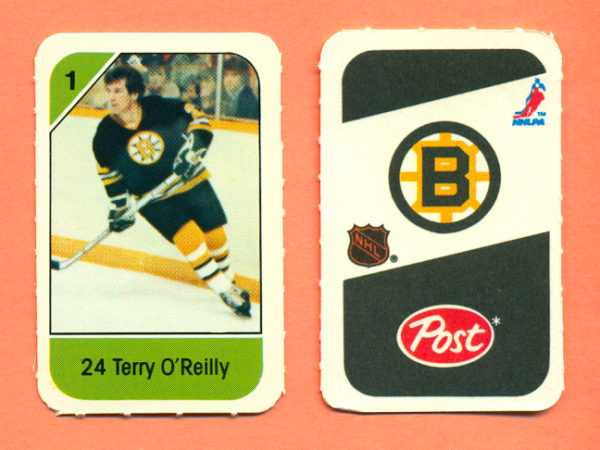 1982 Post Mini Cards #7-Terry O'Reilly