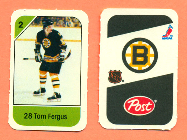 1982 Post Mini Cards #15-Tom Fergus