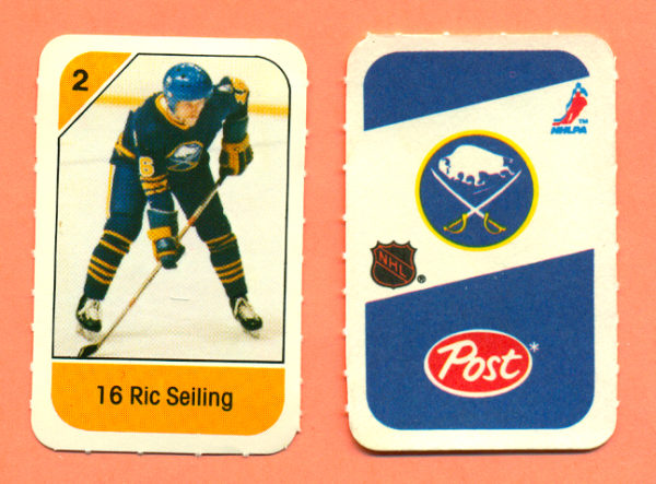 1982 Post Mini Cards #22-Ric Seiling