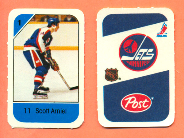 1982 Post Mini Cards #36-Scott Arniel