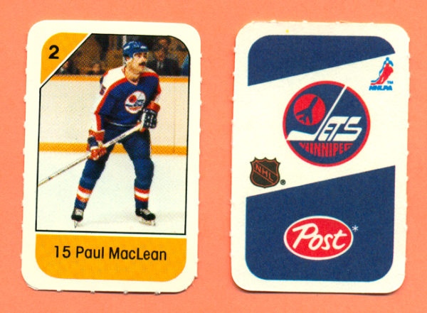 1982 Post Mini Cards #38-Paul MacLean