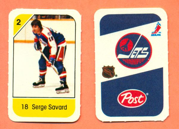 1982 Post Mini Cards #41-Serge Savard