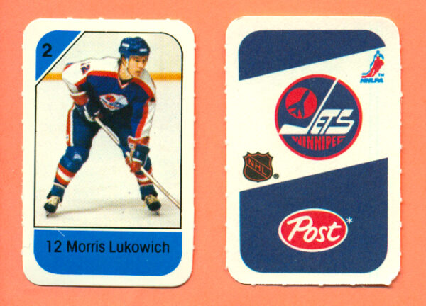 1982 Post Mini Cards #44-Morris Lukowich