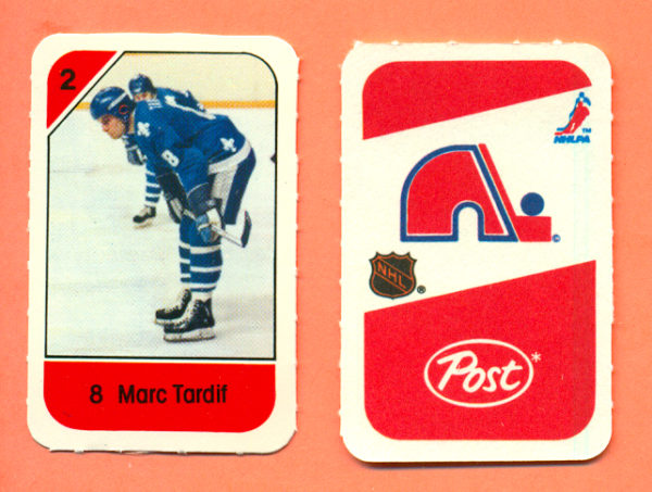 1982 Post Mini Cards #67-Marc Tardif