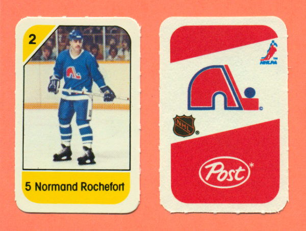 1982 Post Mini Cards #73-Normand Rochefort