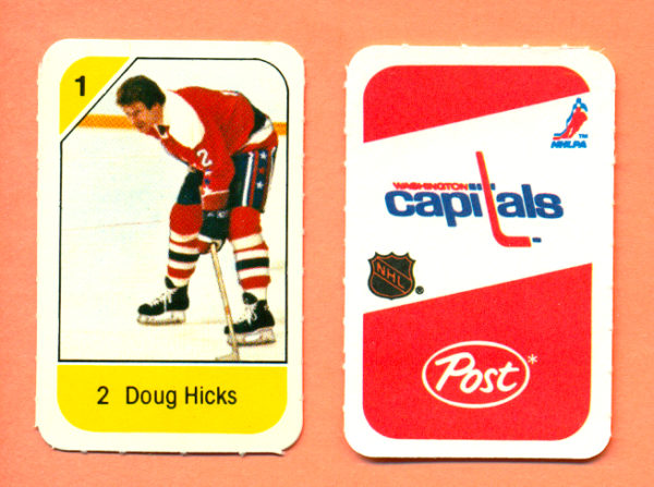 1982 Post Mini Cards #81-Doug Hicks