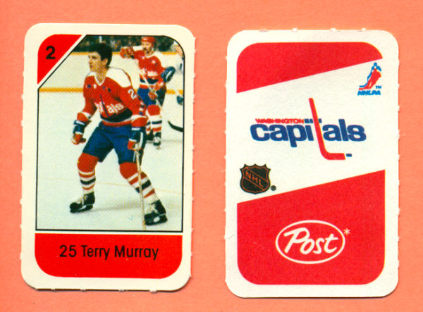 1982 Post Mini Cards #83-Terry Murray