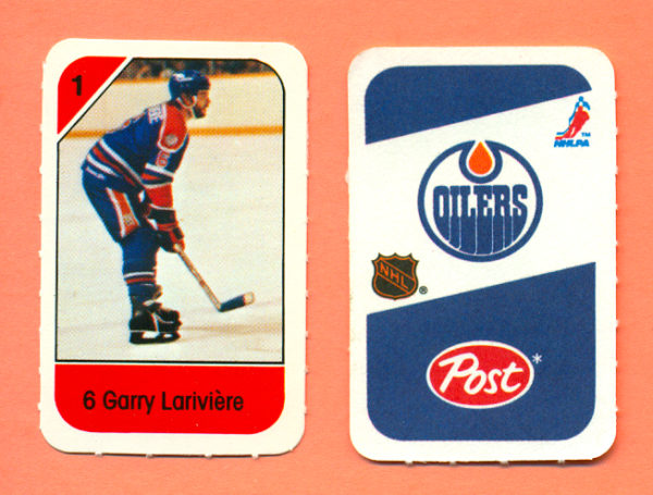 1982 Post Mini Cards #114-Garry Lariviere