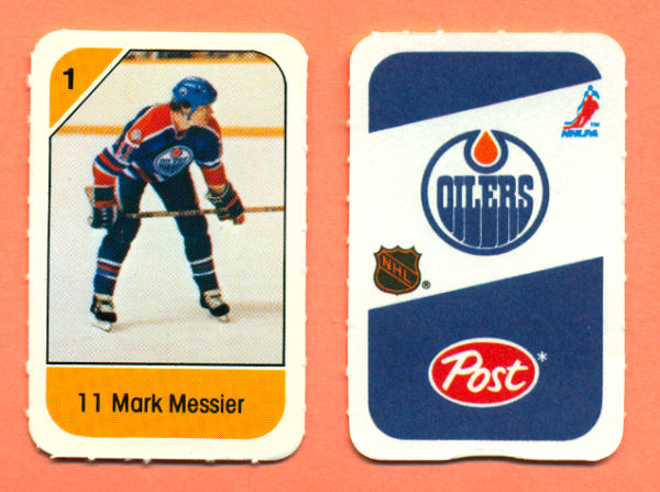 1982 Post Mini Cards #117-Mark Messier