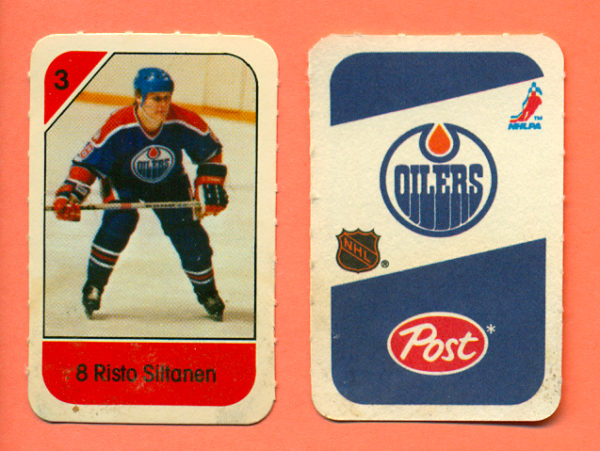 1982 Post Mini Cards #123-Risto Siltanen