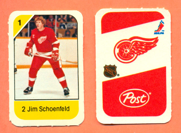 1982 Post Mini Cards #145-Jim Schoenfeld