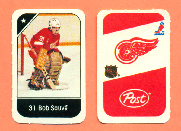 1982 Post Mini Cards #152-Bob Sauve