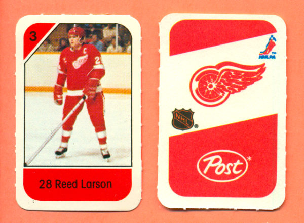 1982 Post Mini Cards #155-Reed Larson