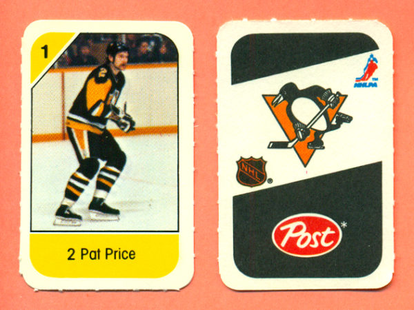 1982 Post Mini Cards #161-Pat Price