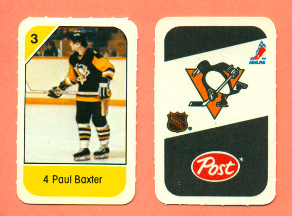 1982 Post Mini Cards #170-Paul Baxter