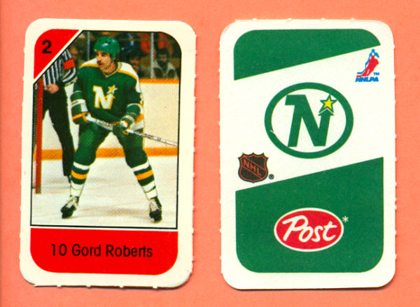 1982 Post Mini Cards #179-Gordie Roberts