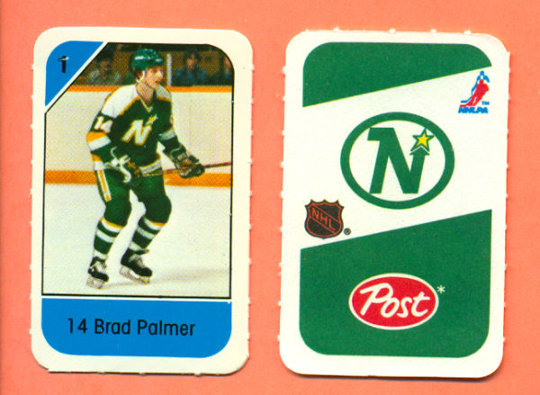 1982 Post Mini Cards #180-Brad Palmer