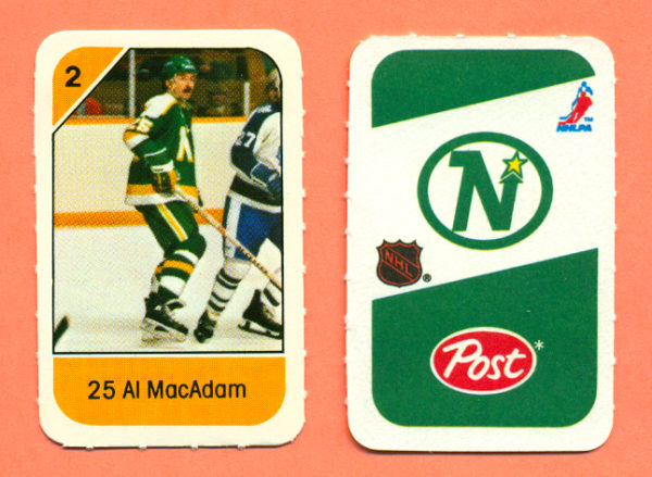 1982 Post Mini Cards #182-Al  MacAdam