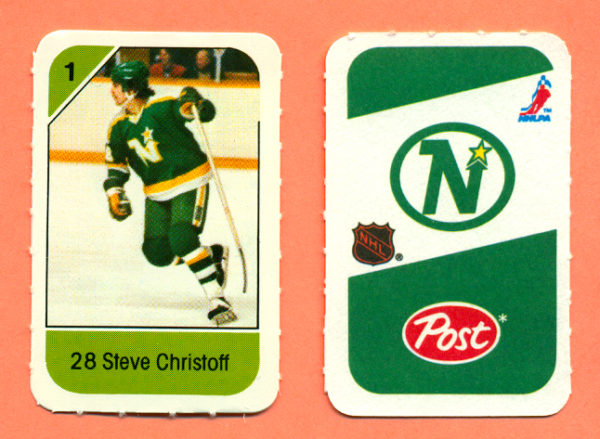 1982 Post Mini Cards #183-Steve Christoff