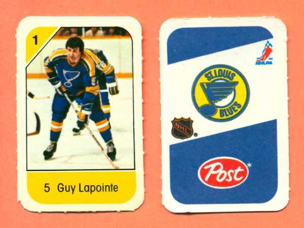 1982 Post Mini Cards #193-Guy Lapointe