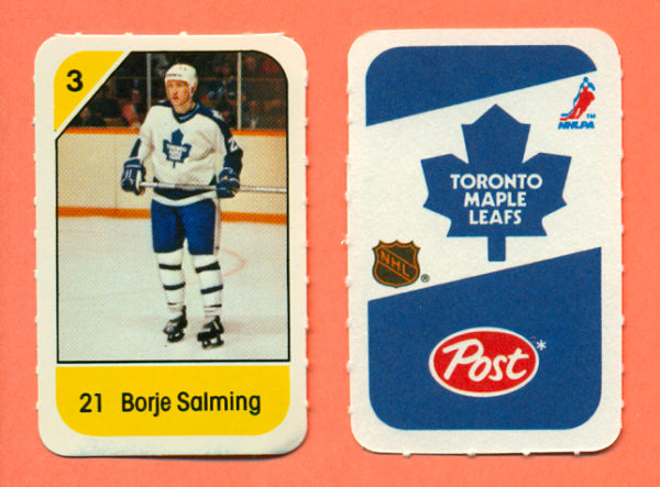 1982 Post Mini Cards #218-Borje Salming