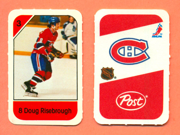 1982 Post Mini Cards #235-Doug Risebrough