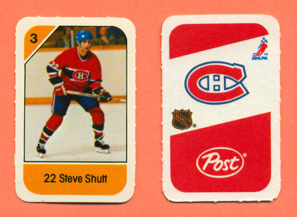 1982 Post Mini Cards #238-Steve Shutt