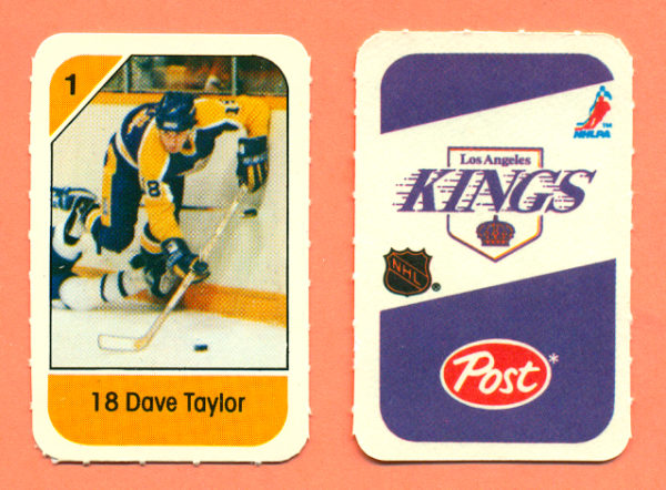 1982 Post Mini Cards #245-Dave Taylor