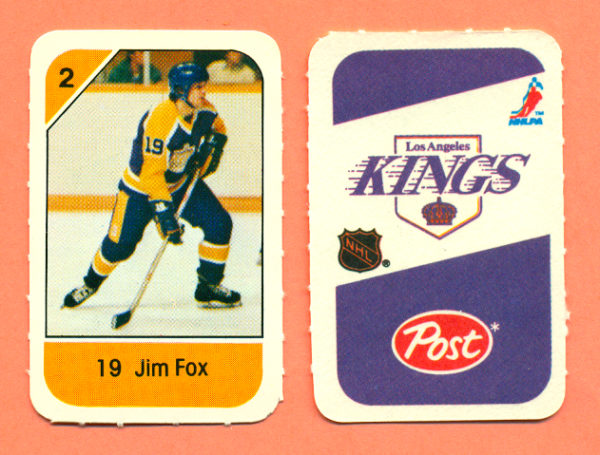 1982 Post Mini Cards #246-Jim Fox