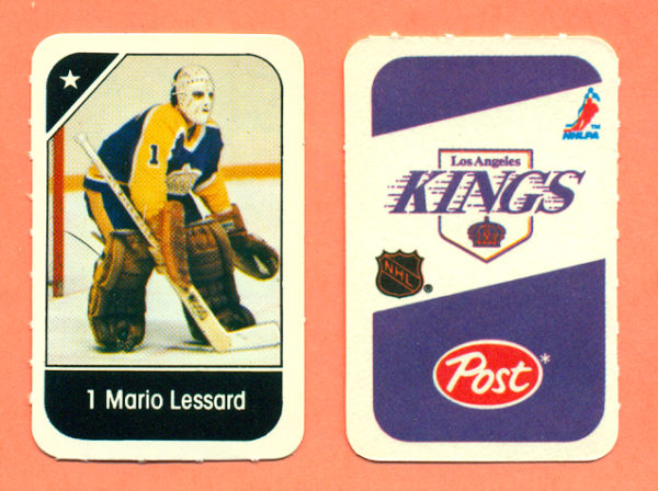 1982 Post Mini Cards #248-Mario Lessard