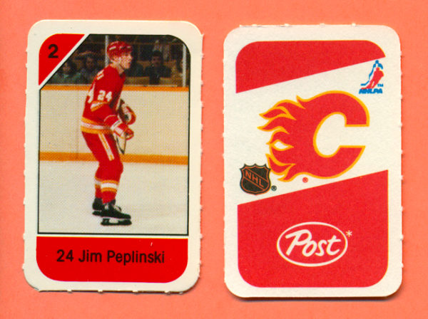 1982 Post Mini Cards #259-Jim Peplinski