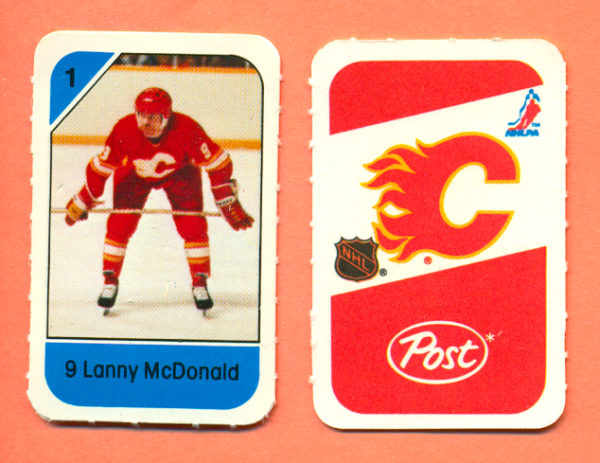 1982 Post Mini Cards #260-Lanny McDonald