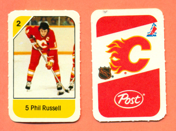 1982 Post Mini Cards #265-Phil Russell