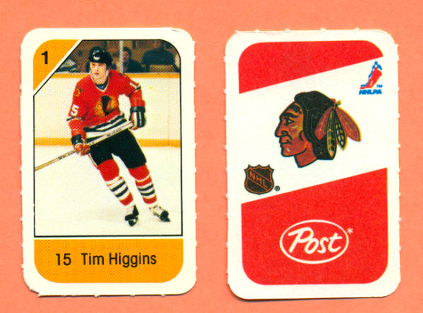 1982 Post Mini Cards #277-Tim Higgins