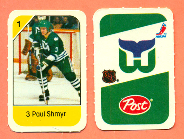 1982 Post Mini Cards #289-Paul Shmyr