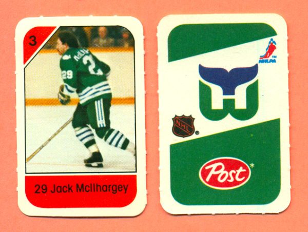 1982 Post Mini Cards #299-Jack Mcllhargey