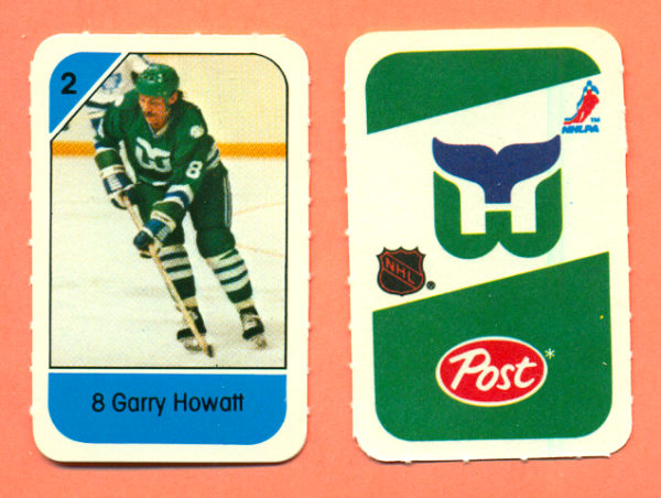 1982 Post Mini Cards #300-Garry Howatt