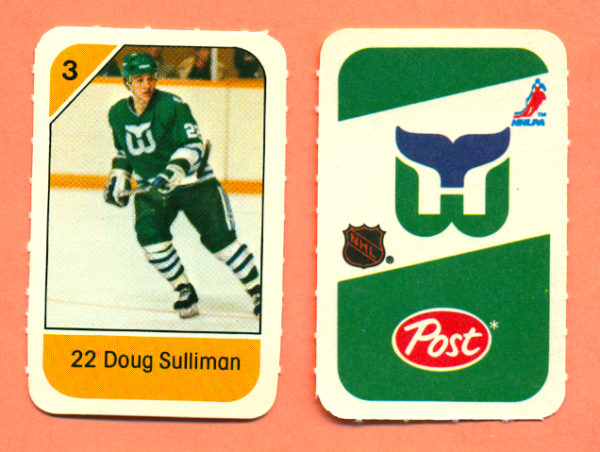 1982 Post Mini Cards #302-Doug Sulliman