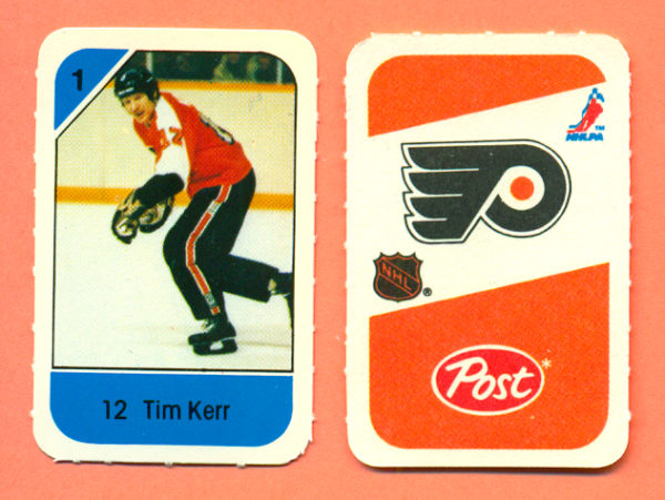 1982 Post Mini Cards #308-Tim Kerr