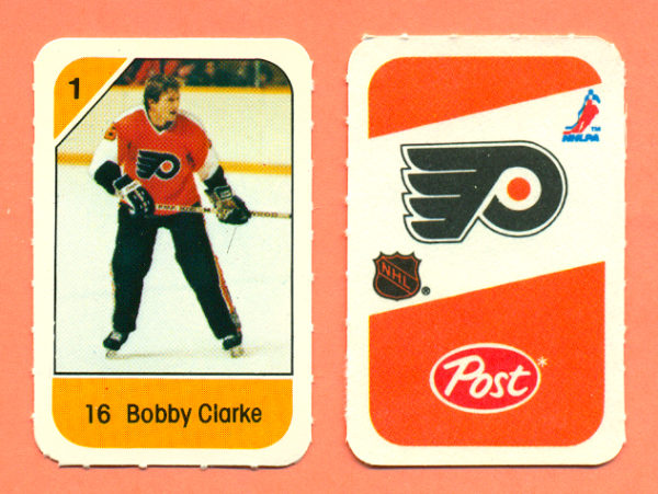 1982 Post Mini Cards #309-Bobby Clarke