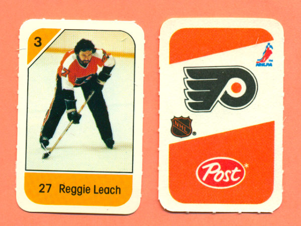 1982 Post Mini Cards #318-Reggie Leach