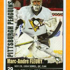2009 PANINI #122-Marc-Andre Fleury