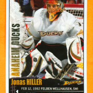 2009 PANINI #162-Jonas Hiller