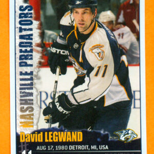 2009 PANINI #266-David Legwand