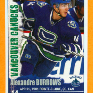 2009 PANINI #309-Alexandre Burrows