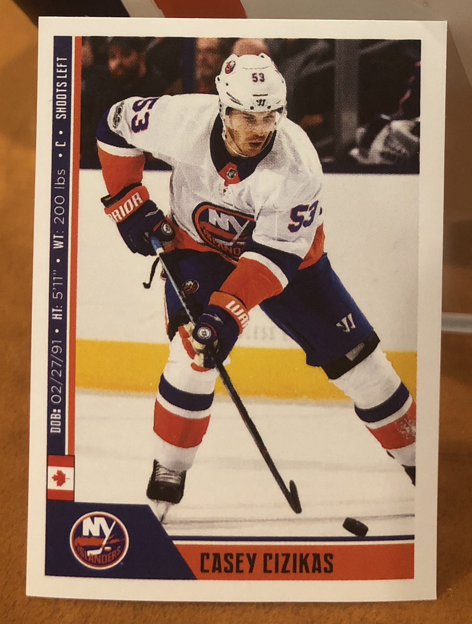 2018 PANINI #150- Casey Cizikas